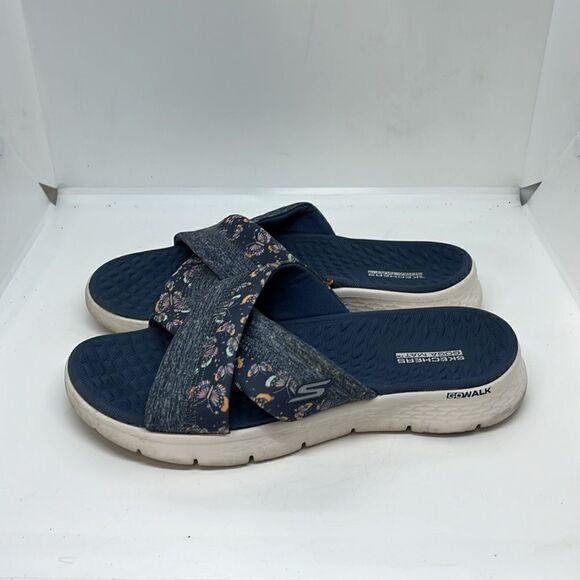 SKECHERS GO WALK FLEX BUTTERFLY SANDALS WOMENS FTL-08-256 - Picture 3 of 9